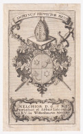 Delcampe - Dominus Protector Meus. - Exlibris Wettenhausen; Augustinerchorherrenstift / Kloster / Melchior Gast (Abt: 174 - Ex Libris