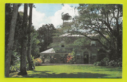 Delcampe - Antilles BARBADES BARBADOS Villa Nova St John A Sugar Plantation VOIR 2 TIMBRES Langage Des Signes Non Oblitérés - Barbados (Barbuda)