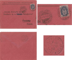Delcampe - FINLAND - FRANKED COMMERCIAL COVER BY Hj. V. FRIESENDORFF FROM HELSINKI TO FRANCE / BENEDICTINE - 1903 - Briefe U. Dokumente