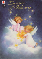 Delcampe - ÁNGEL NAVIDAD Vintage Tarjeta Postal CPSM #PAH899.A - Engel