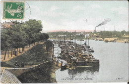 Delcampe - St Denis.  Vue Sur La Seine - Hausboote