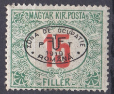 Delcampe - Hongrie Debreczen Debrecen Taxe 1919 Mi 8 MH (A48) - Debreczin