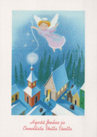 Delcampe - ANGE NOËL Vintage Carte Postale CPSM #PAH606.A - Engel