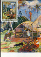 Delcampe - X9610 Hungary, Maximum Card 1969, Painting Of Paul Gauguin, Black Pigs, Schwarze Schweine - Impressionisme