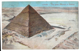 Delcampe - Egypte  - Le Caire - Cairo  -  The Great Pyramide Et Chefren - Kairo