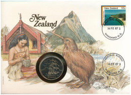 Delcampe - Új-Zéland 1982. 50c Felbélyegzett Borítékban, Bélyegzéssel, Német Nyelvű Leírással T:UNC Patina New Zealand 1982. 50 Cen - Ohne Zuordnung