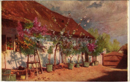 Delcampe - ** T2 Özvegyasszony Udvara / Blumenhof / Hungarian Art Postcard. Rotophot Budapest No. 511. S: Ujváry - Non Classificati