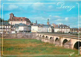 Delcampe - DECIZE Le Pont De Saint Prive Sur La Vieille Loire Et L Ancien Couvent Des Minimes 9(scan Recto-verso) MC2418 - Decize