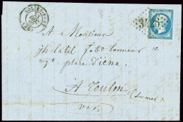 Delcampe - Lettre VAR GC 3426 Sur N°14 Sur Lettre Avec CàD T15 De Soliès-Pont 23 Déc. 62, Obl. Anticipée Du GC, TB - Altri & Non Classificati