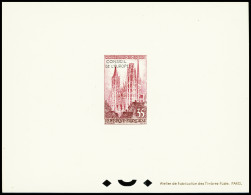 Delcampe - Epreuve SERVICE N°16 Cathédrale De Rouen, épreuve De Luxe, TB - Luxusentwürfe