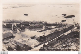 Delcampe - 4822      138         Zierikzee, Watersnood 1953 Panorama Zierikzee Met Havendijk.(FOTO KAART)(rechtsboven - Zierikzee