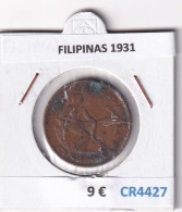 Delcampe - CR4427 MONEDA FILIPINAS 1931 - Andere - Azië