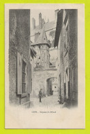 Delcampe - 45 GIEN Impasse Du Billard Animée Vers 1905 VOIR DOS Non Séparé - Gien