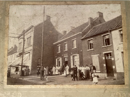 Delcampe - Rare Original Photo Huis Van Fotograaf Norbert Ghisoland Frameries Bouverie - Frameries