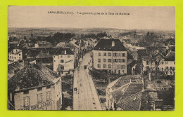 Delcampe - 03 LAPALISSE Vue Générale Prise De La Tour Du Maréchal Grand Café Morand Imprimerie VOIR DOS - Lapalisse