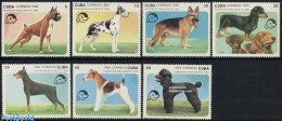 Delcampe - Cuba 1992 Dogs 7v, Mint NH, Nature - Dogs - Neufs