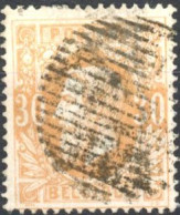 Delcampe - [O SUP] N° 33, Bon Centrage - Superbe Obl Rurale - 1869-1883 Leopoldo II