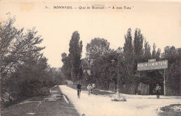 Delcampe - [-50%] France - Bonneuil - Quai De Bonneuil A Mon Tutu - Animé - Carte Postale Ancienne - Bonneuil Sur Marne