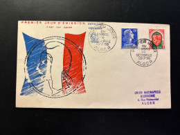 Delcampe - Enveloppe 1er Jour "Marianne De Muller - Blason Alger" 22/07/1958 - ALGERIE - FDC