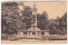 Delcampe - CPA 59 Roubaix, Le Monument Gustave Nadaud (pk108063) - Roubaix