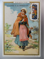 Delcampe - CHROMO    CHICOREE A LA FRANCAISE           ANGEVINE  ( 10,5 X 7,2 Cm) - Tè & Caffè