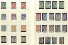 Delcampe - BRITISH AFRICA 1938-55 M Range On Leaves With Basutoland 1938 Set To 10s (+ 1d With 'tower' Variety UM), Bechuanaland 19 - Sonstige & Ohne Zuordnung