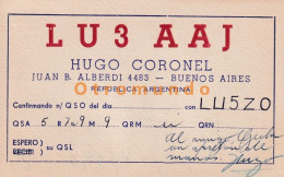 Delcampe - POSTCARD RADIO QSL BUENOS AIRES ARGENTINA C 1953 A ISLA DECEPCION SHETLAND DEL SUR ANTARTIDA - Radio