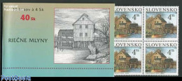 Delcampe - Slovakia 1997 Jelka Water Mill Booklet, Mint NH, Various - Stamp Booklets - Mills (Wind & Water) - Ungebraucht