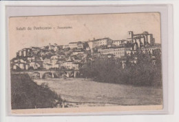 Delcampe - PONTECORVO FROSINONE  PANORAMA VG 1918 - Frosinone