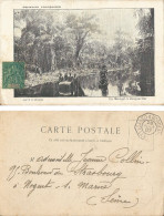 Delcampe - COTE D'IVOIRE - UN MARIGOT A JACQUEVILLE - FRENCH MARITIME MAIL - 1907 - Elfenbeinküste