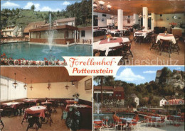 Delcampe - Pottenstein Oberfranken Forellenhof Cafe Restaurant Swimmingpool Gastraeume - Pottenstein