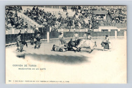 Delcampe - CORRIDA De TOROS - Mazzantini En Un Quite - Hauser Y Menet 694 - Sin Dividir - Stierkampf