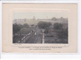 Delcampe - JOUY-le-MOUTIER: Propriété D'isabey, Le Potager Et Son Pavillon - état - Jouy Le Moutier