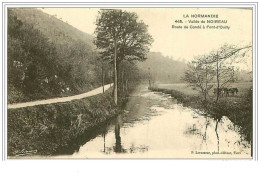 Delcampe - 14.PONT D'OUILLY.ROUTE DE CONDE A PONT-D'OUILLY.VALLEE DU NOIREAU - Pont D'Ouilly