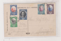Delcampe - SAN MARINO 1929 Nice Postcard To Germany - Briefe U. Dokumente