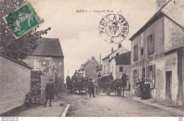 Delcampe - VAL D OISE MERY SUR OISE GRANDE RUE (CACHET AMBULANT) - Mery Sur Oise