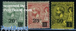 Delcampe - Monaco 1922 Overprints 3v, Unused (hinged) - Ungebraucht