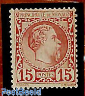 Delcampe - Monaco 1885 15c, Stamp Out Of Set, Unused (hinged) - Ungebraucht