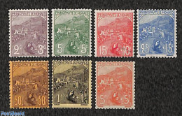 Delcampe - Monaco 1919 War Widows Fund 7v, Unused (hinged), History - World War I - Ungebraucht