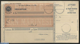 Delcampe - San Marino 1903 Money Order, 60c., Unused Postal Stationary - Briefe U. Dokumente