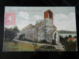 Delcampe - 20167) OLD CHURCH SIDMOUTH RIVER TAMAR TASMANIA 1911 - Altri & Non Classificati