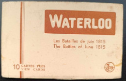 Delcampe - [-45%] Carnet De Cartes Postales Anciennes Complet - Belgique - Waterloo - Les Batailles De Juin 1815 - Waterloo