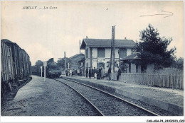Delcampe - CAR-ABAP4-45-0311 - AMILLY - La Gare - Amilly