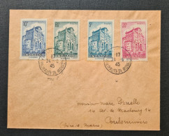 Delcampe - Monaco,  Timbres Numéros 169, 181, 255 Et 261 Sur Lettre. - Briefe U. Dokumente