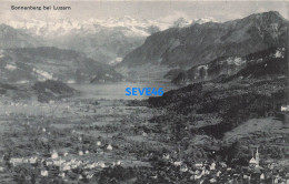 Delcampe - 14105 - SWISS SUISSE - SONNENBERG BEI LUZERN - ZIMMERMANN STRAESSLER 1507 - Luzern