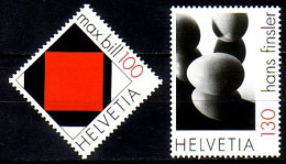 Delcampe - Schweiz Mi.Nr. 2086-87 Konkrete Kunst (2 Werte) - Altri & Non Classificati