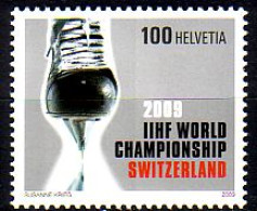 Delcampe - Schweiz Mi.Nr. 2098 Eishockey-WM, Schlittschuh, Skl. (100) - Altri & Non Classificati