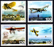 Delcampe - Schweiz Mi.Nr. 2140-43 100 Jahre Luftfahrt In Der Schweiz (4 Werte) - Altri & Non Classificati