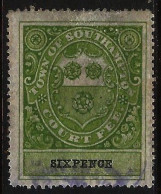 Delcampe - Great Britain QV Revenue : 6D Local Court Fees And Fines USED - Steuermarken