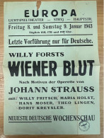 Delcampe - Poster, Latest German Weekly Review.Johann Strauss.Ukraine Stryi.1943 - Affiches